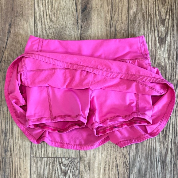 Lululemon Pace Rival Skort Skirt In Sonic Pink Size 4 - Picture 7 of 8